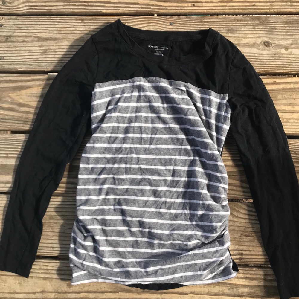 Liz Lange maternity, long sleeve shirt, xs